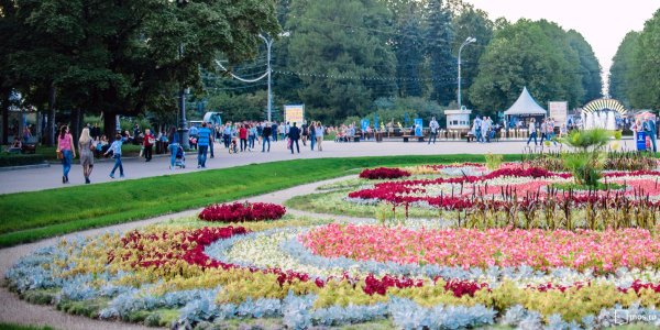 Цветочный бульвар парк Москва Сокольники