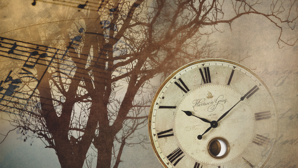 Старые часы фон