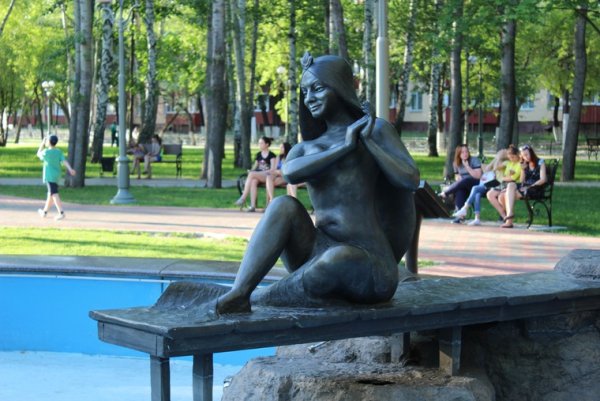 Парк Тукая фонтан Нижнекамск