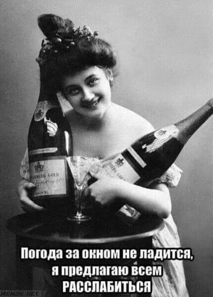 Бутылка шампанского прикол