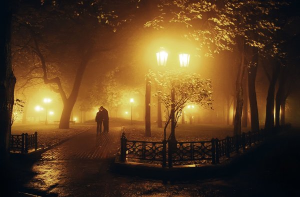 Фонари ночью