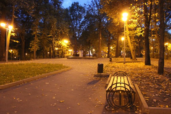Аллея верхний парк Липецк