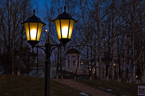 Фонари на улицах города