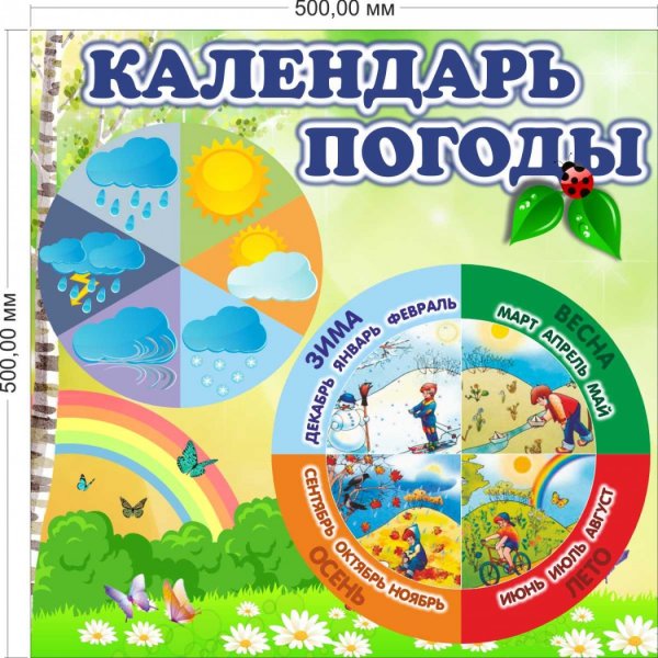 Календарь погоды для детского сада
