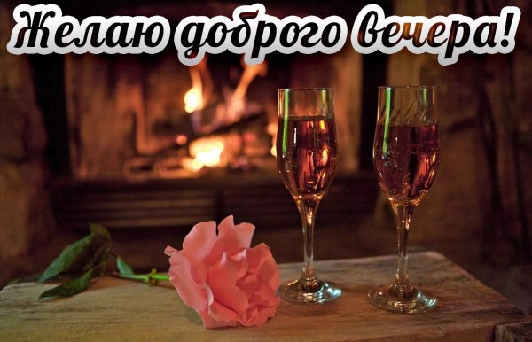 Камин вино цветы