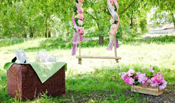 Качели для фотозоны