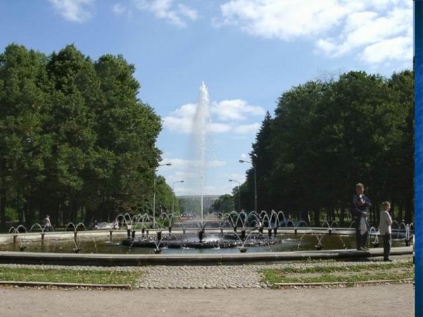 Фонтаны Слава Московский парк Победы