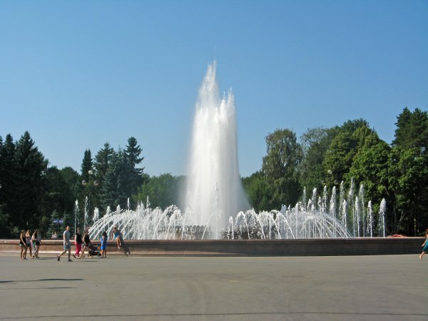 Парк Победы Санкт-Петербург фонтан