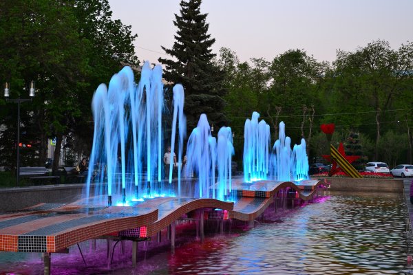 Фонтанах Самара парк Победы