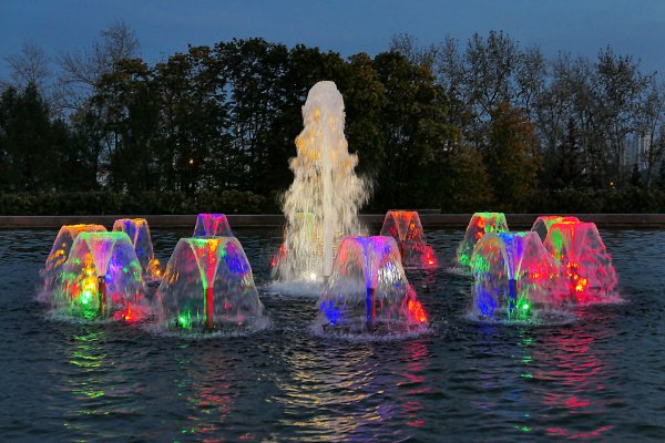 Фонтан в парке Победы Нижний Новгород