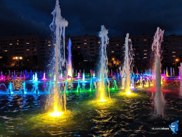 Фонтан в парке Победы Севастополь