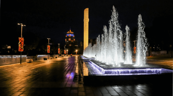 Площадь Победы Воронеж фонтан