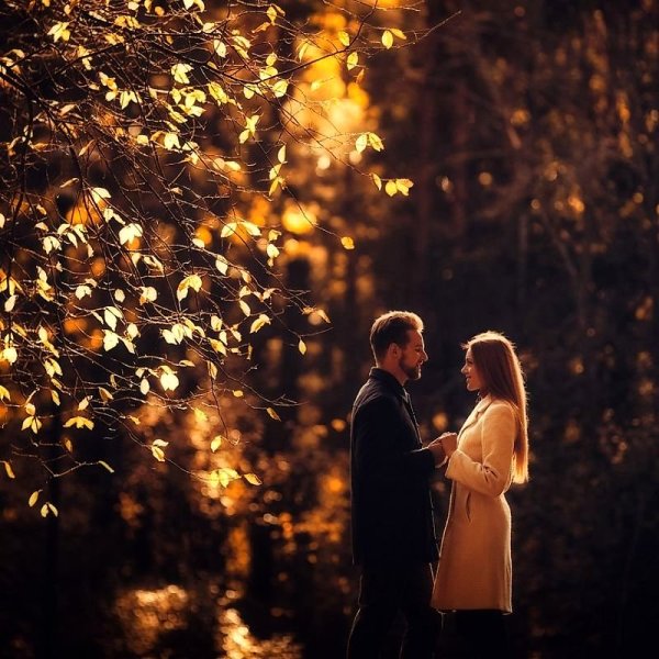 Фотосессия в ночном парке