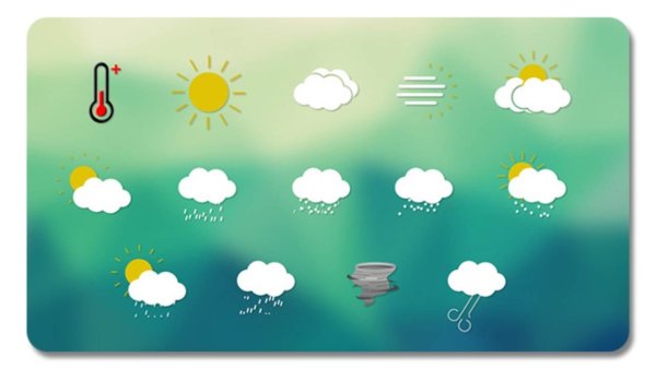 Стильные картинки погоды