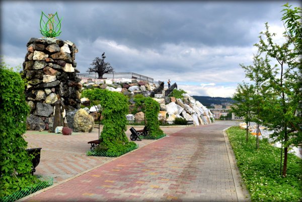 Златоуст красная горка парк Бажова