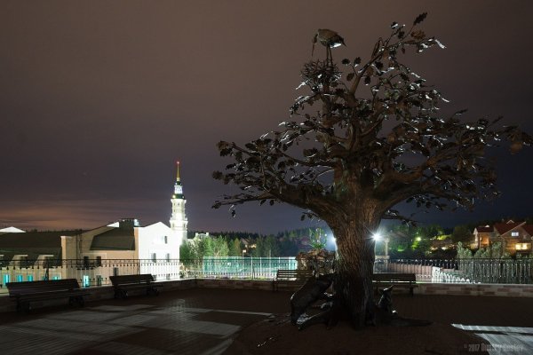 Златоуст парк Бажова зимой