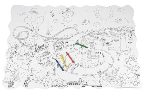 Раскраска аттракционы