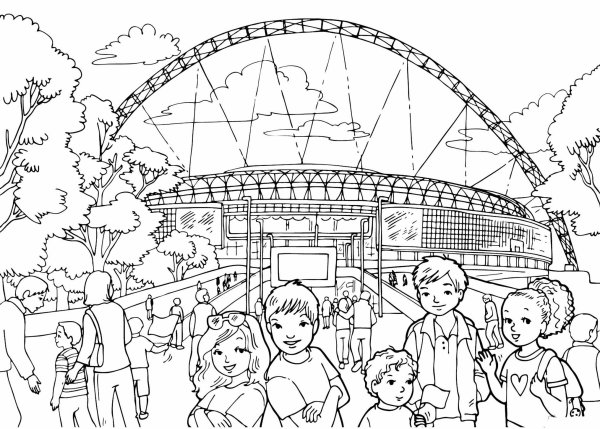 Раскраска город для детей