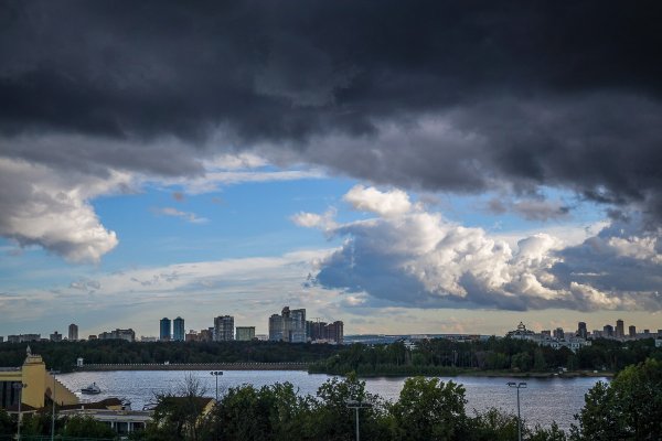 Москва пасмурно