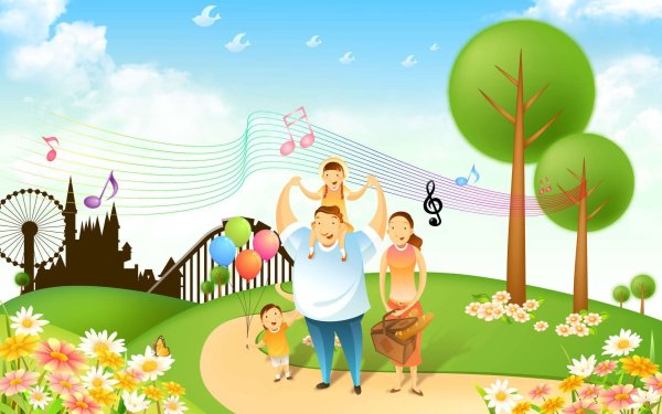 Летний фон для афиши