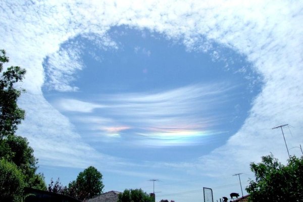 Эффект Fallstreak облака