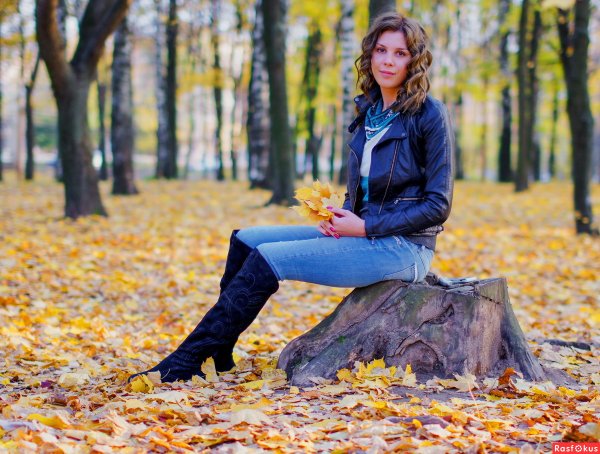 Осенний фотосет в парке