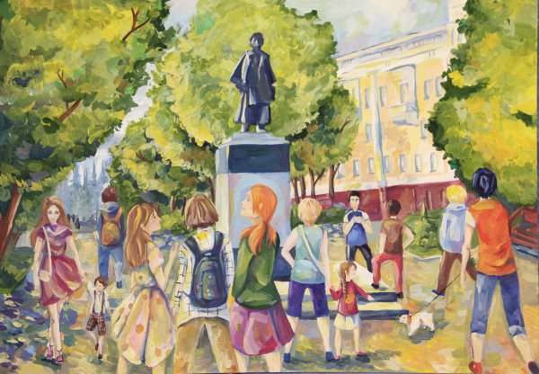 Многофигурная сюжетная композиция