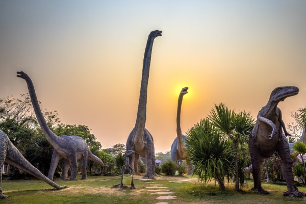 Парк динозавров в Тульской области золотой город