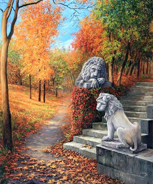 Художник Ольга Дидык осень