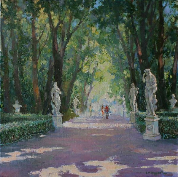 Питер летний сад пленер