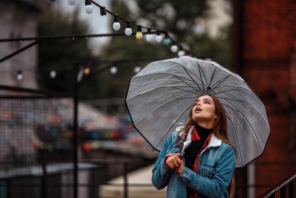 Фотосессия с зонтом