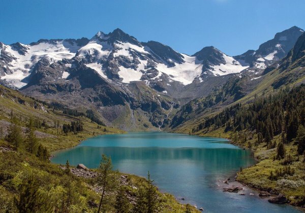 Тайменье озеро Алтай