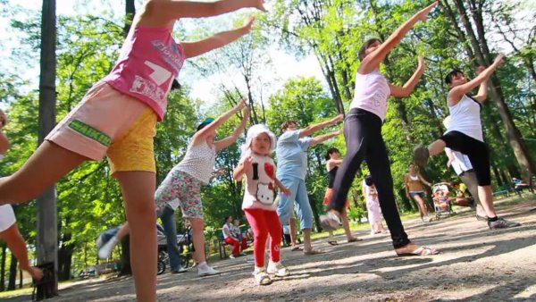 Занятия на улице