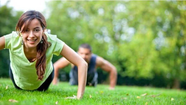 Занятие спортом на природе