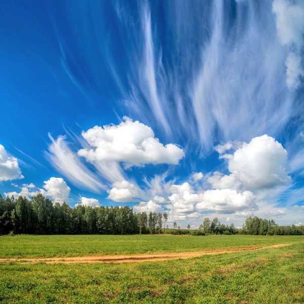 Красивые Кучевые облака