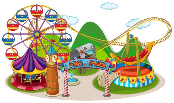 Мультяшные аттракционы