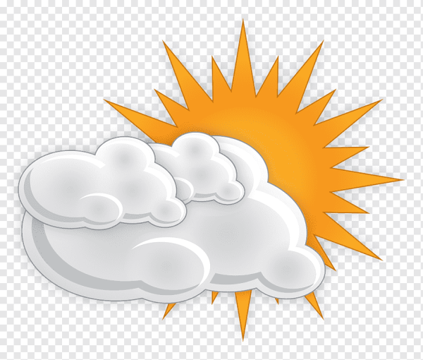 Облачко и солнце