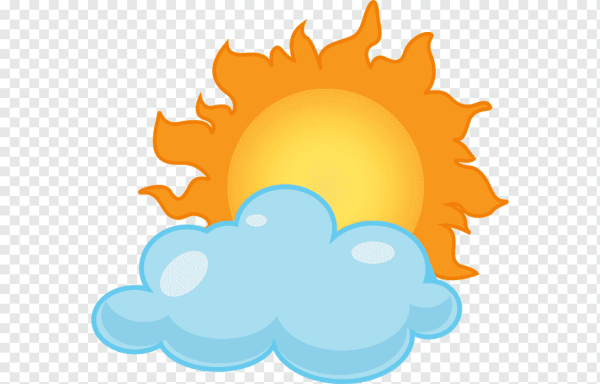 Солнышко и тучка