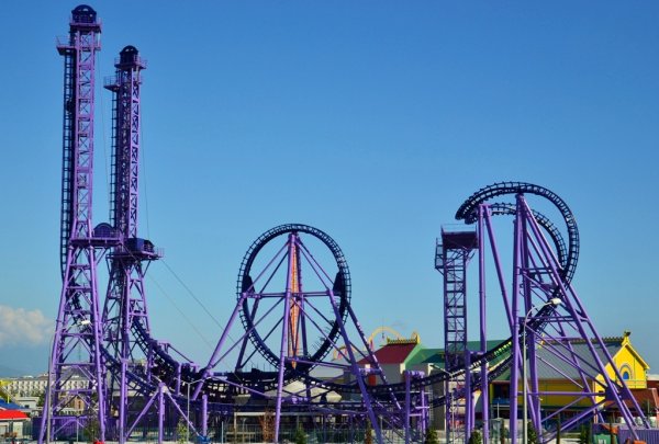 Американские горки в Адлере Олимпийский парк