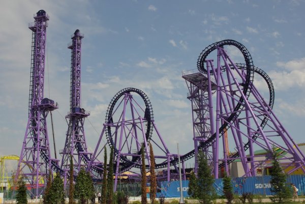 Олимпийский парк Сочи американские горки