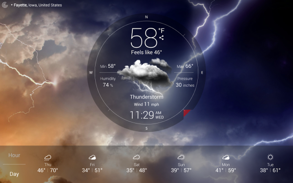 Приложение погода