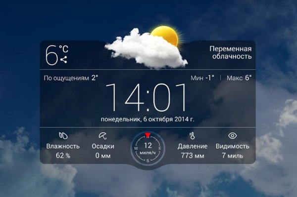 Погодный Виджет
