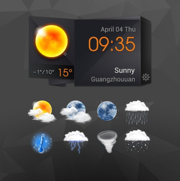 3d weather Виджет