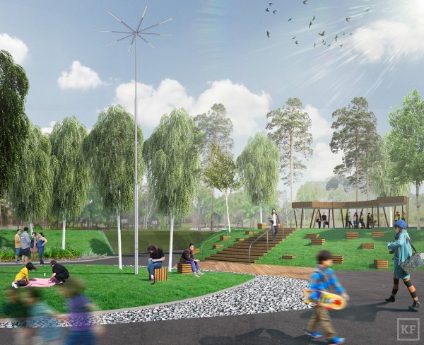 Парк Урицкого площадка Казань