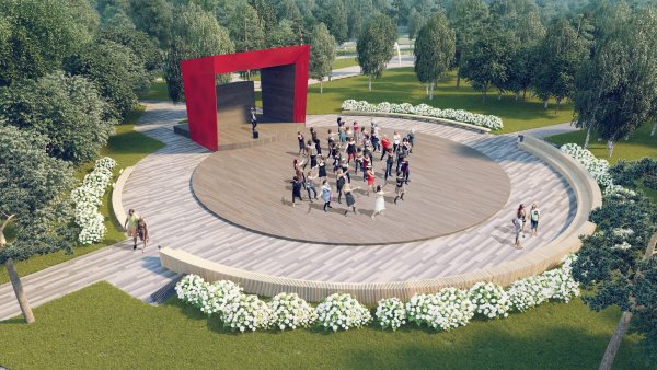 Парк Пехорка в Балашихе сцена