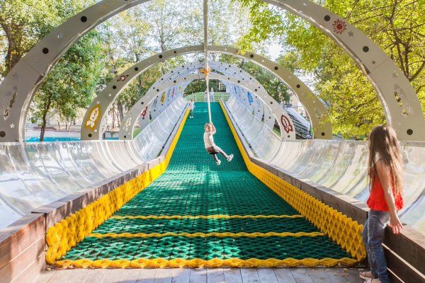 Делегатский парк тарзанка