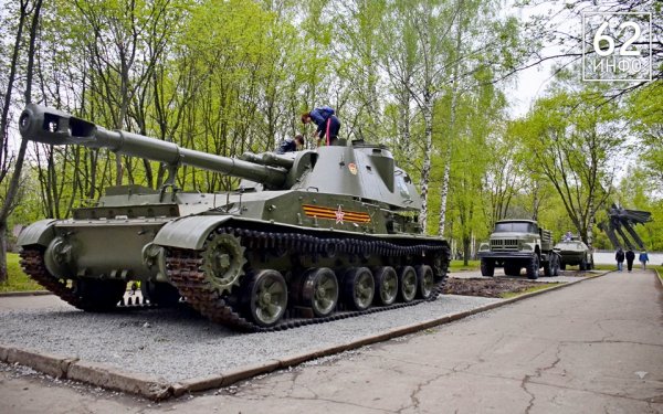 Парк военной техники в Рязани