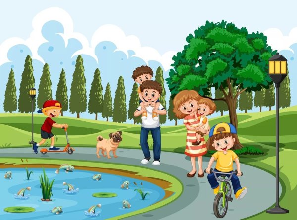 Прогулка картинки для детей