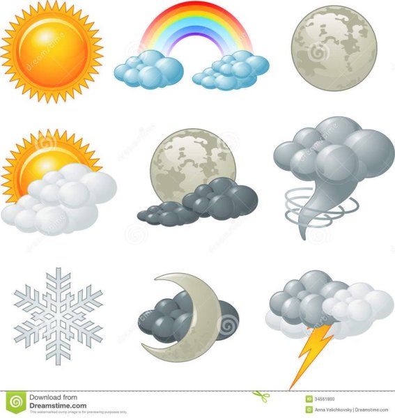 Явления природы значки