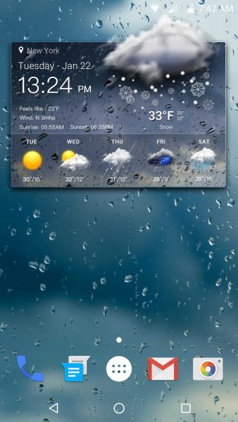 Приложение weather для андроид
